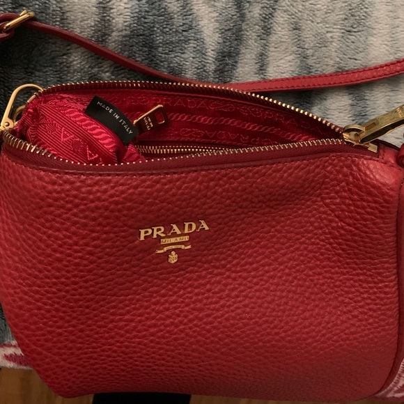 Authentic Red PRADA Bag- SOLD - Picture 6 of 6
